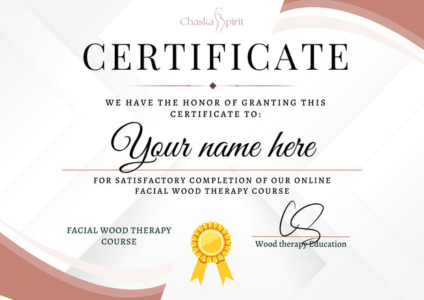 Wood Therapy (Facial) online training