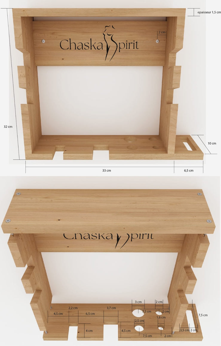 Wooden Display for Wood Therapy Tools